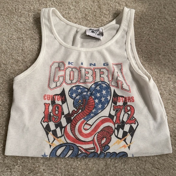 Princess Polly King Cobra Crop Top SIZE 4 - Picture 3 of 3